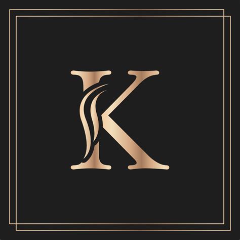 elegant letter k designs.